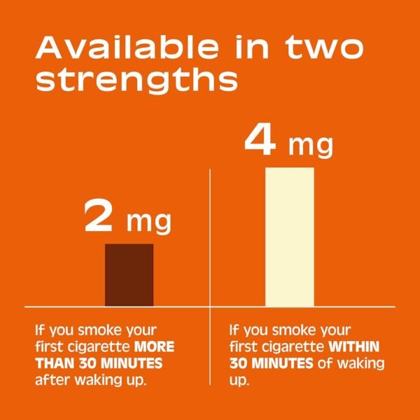 Nicorette 2 mg Nicotine Gum to Quit Smoking - Fruit Chill Flavored Stop Smoking Aid, 100 Count - Image 5